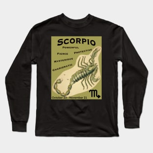 Scorpio positive traits t-shirt Long Sleeve T-Shirt